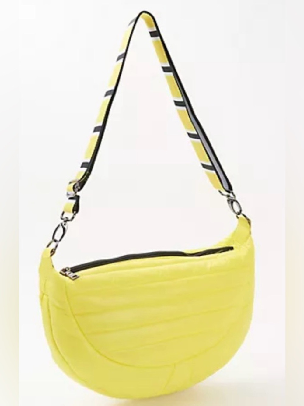 Think Royln Halfmoon Reversible Strap Puffer Crossbody